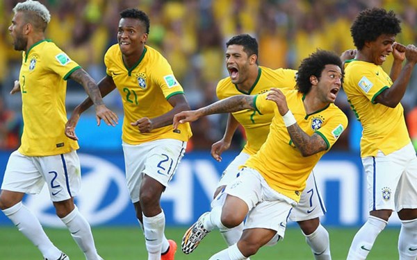Brasil là một trong 8 đội lọt vào tứ kết World Cup 2014