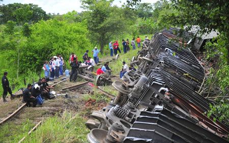 Đã có nhiều vụ tai nạn tàu hỏa đáng tiếc xảy ra ở Mexico.