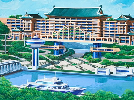 Một khách sạn được thiết kế cho biển Tây Barrage 