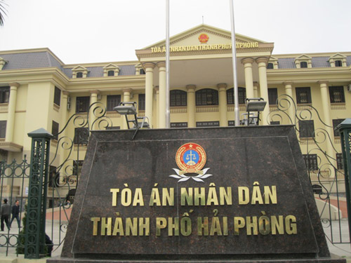 Tòa án Nhân dân TP.Hải Phòng nơi ông Ngô Văn Anh từng làm việc