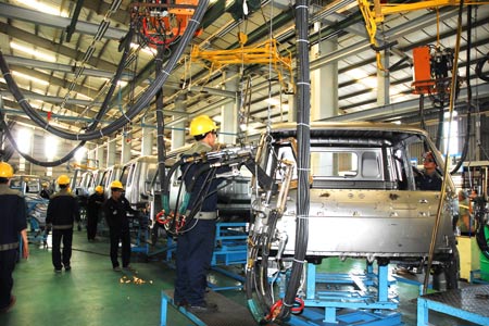 Mục tiêu đến năm 2020, Việt Nam sẽ sản xuất được 227.500 ôtô