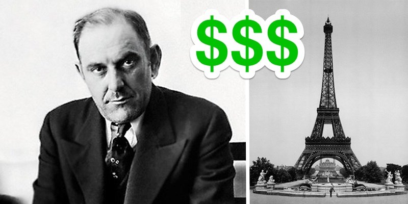 Victor Lustig từng bán tháp Eiffel 2 lần