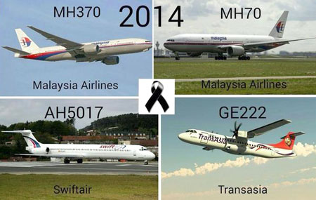 Bốn thảm họa máy bay lớn liên tiếp xảy đến với ngành Hàng không toàn thế giới