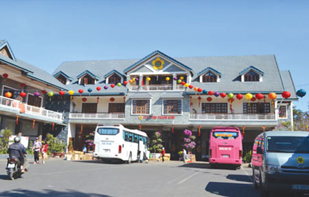 Bãi xe Thành Bưởi tại số 5 Lữ Gia, TP Đà Lạt, tỉnh Lâm Đồng