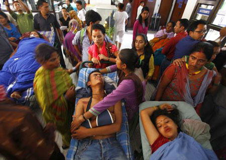 Khoảng 34 nạn nhân sống sót trong vụ sạt lở đất tại Nepal đã được đưa tới nơi an toàn
