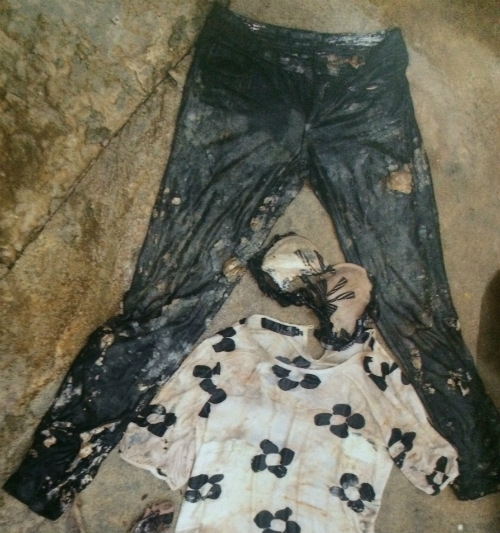 Bộ quần áo của nạn nhân nghi là xác chị Huyền tháng 7