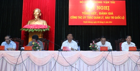 Bộ trưởng Đinh La Thăng chủ trì hội nghị tổng kết công tác bảo trì, bảo dưỡng đường bộ
