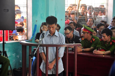 Bị cáo tại tòa.Ảnh: Vietnamnet