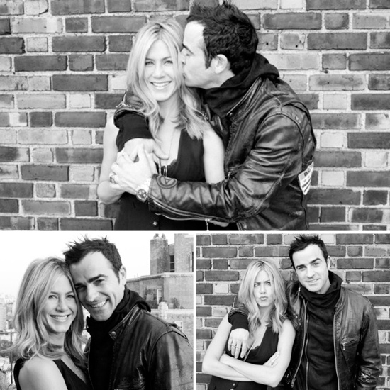 Jennifer và vị hôn phu Justin Theroux.