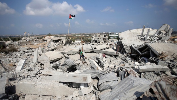 Đây là những gì một số phần của Dải Gaza bây giờ nhìn thấy sau hơn một tháng chiến đấu tín dụng:. Reuters