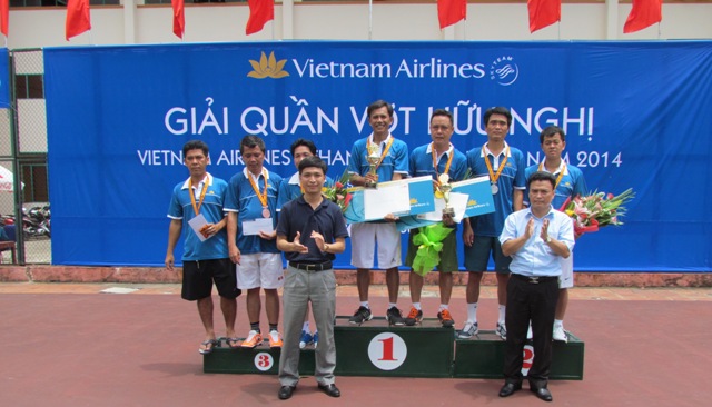 Các vận động viên xuất sắc của giải quần vợt Vietnam Airlines - Thanh Hóa mở rộng năm 2014