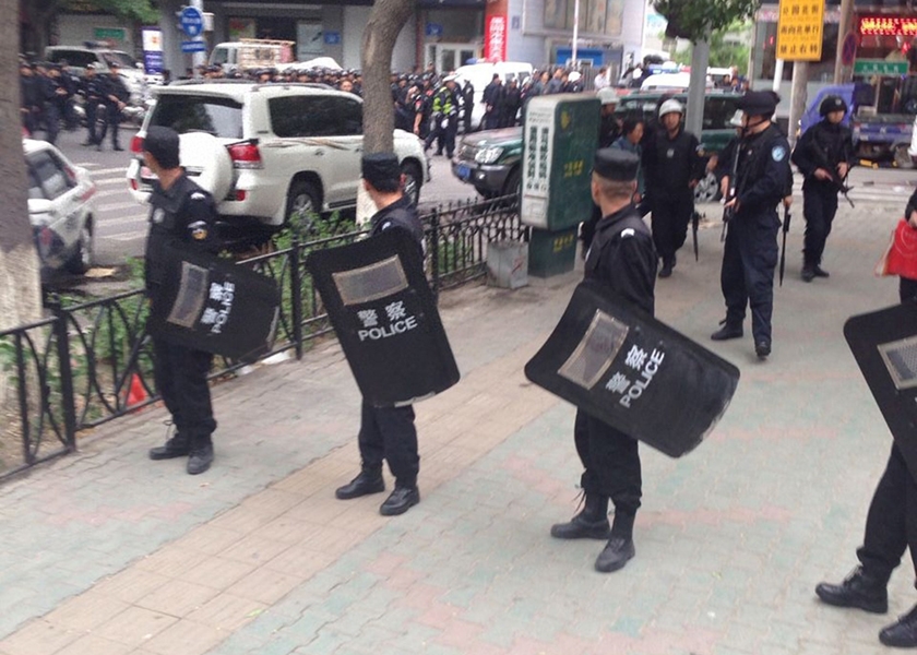 Hiện trường vụ giết hại giáo sĩ Hồi giáo ủng hộ chính phủ tại Tân Cương, Trung Quốc hồi tháng 7 vừa qua