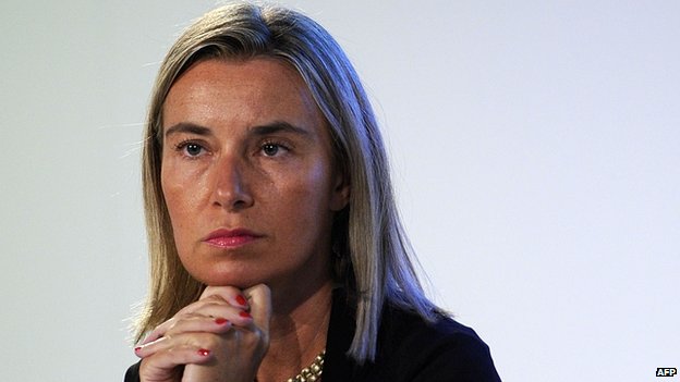 bà Federica Mogherini, làm Đại diện cấp cao phụ trách chính sách đối ngoại và an ninh
