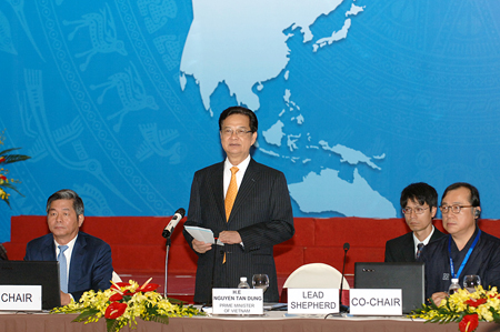 Thủ tướng Nguyễn Tấn Dũng phát biểu khai mạc hội nghị
