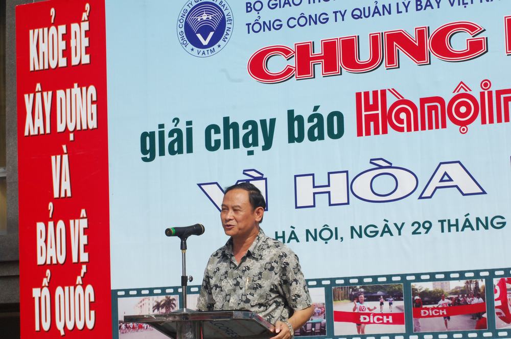 PCT Công đoàn TCT Quản lý bay Việt Nam phát biểu khai mạc vòng chung kết