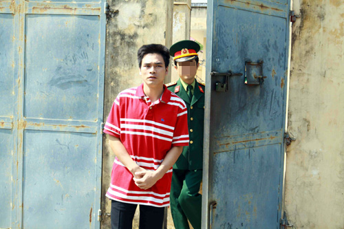 Lý Nguyễn Chung trong trại giam. (Ảnh: VietNamNet)