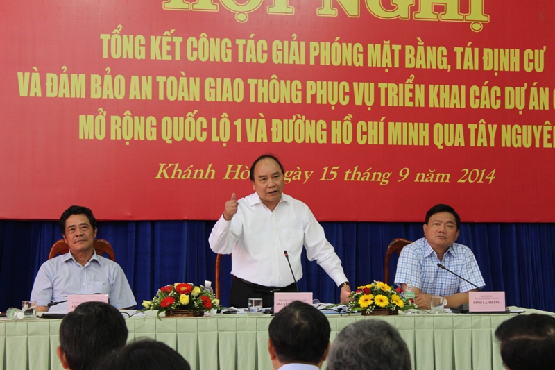 Phó Thủ tướng Nguyễn Xuân Phúc chủ trì hội nghị tổng kết công tác GPMB