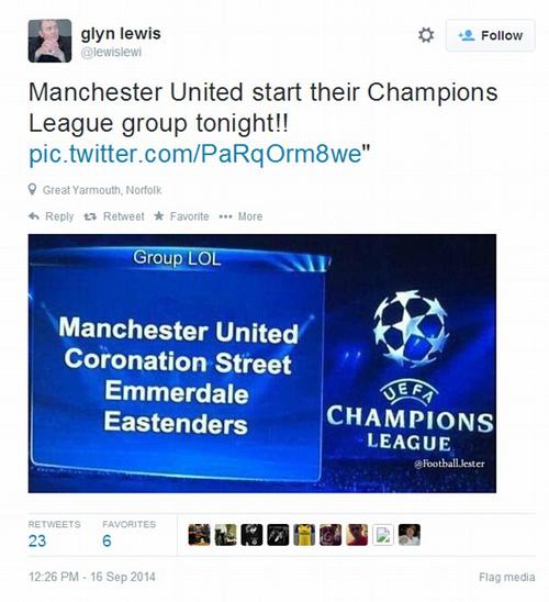 Bảng đấu LOL với sự góp mặt của M.U tại Champions League