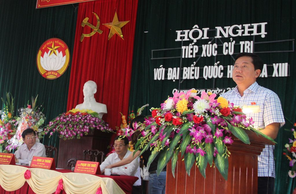 Bộ trưởng khẳng định kiến nghị của cử tri Quan Sơn là hết sức cụ thể, có trách nhiệm.
