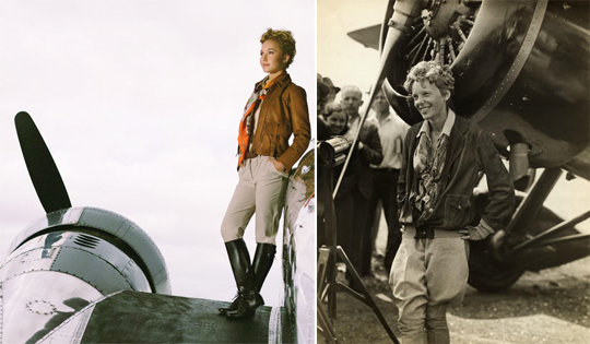 Cuộc đời của Amelia Earhart đã từng được đạo diễn Hilary Swank dựng thành phim dựa trên tác phẩm của nhà văn, nhà báo Susan Butler có tựa đề The Life of Amelia Earhart (Cuộc đời nữ phi công Amelia Earhart).