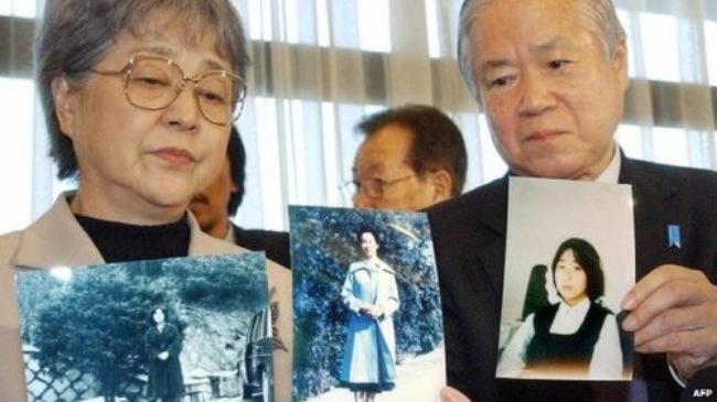 Gia đình ông bà Yokota đã tìm kiếm vô vọng Megumi Yokota - đứa con gái mất tích của mình trong gần 40 năm. (Ảnh: AFP)