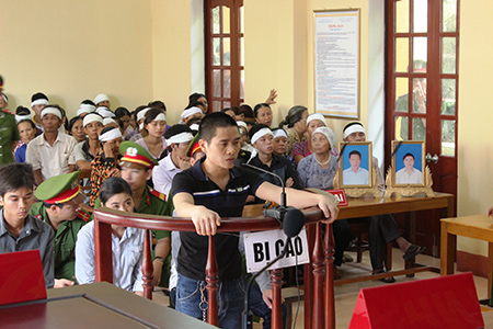 Bị cáo Nguyễn Văn Hải tại tòa