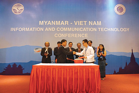 Ký kết thỏa thuận hợp tác giữa Công ty Hanel DTT Việt Nam và Công ty Sundew Myanmar 