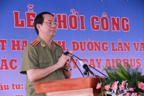 Bộ trưởng Công an Trần Đại Quang chỉ đạo phát động lễ khởi công
