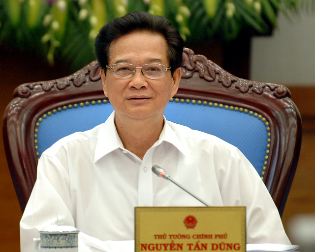 Thủ tướng Nguyễn Tấn Dũng chủ trì phiên họp Chính phủ tháng 9 - ảnh chinhphu.vn