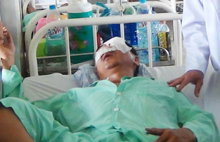 Ông Trương Triệu Lương đang được điều trị tại Bệnh viện Chợ Rẫy