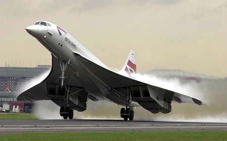 Một chiếc Concorde của British Airways.​