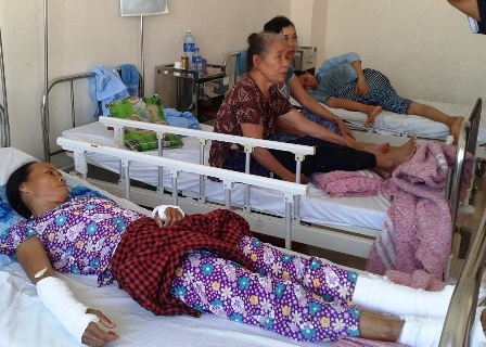 Bà H. đang được điều trị tại Bệnh viện Đa khoa tỉnh Thừa Thiên - Huế
