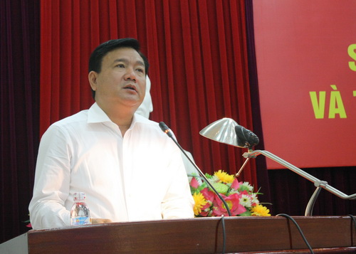 Bộ trưởng Đinh La Thăng yêu cầu các đơn vị phải nỗ lực hơn nữa hoàn thành nhiệm vụ những tháng cuối năm
