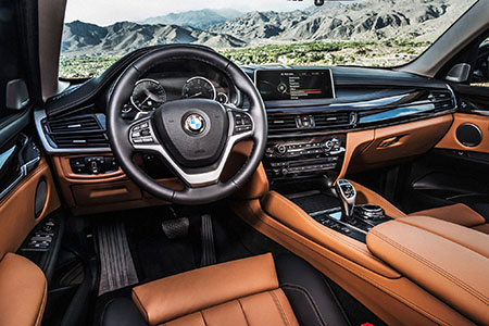 Nội thất BMW X6 2015 - Ảnh: Netcarshow