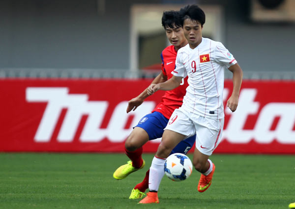 U19 Việt Nam không thể gây bất ngờ trước U19 Hàn Quốc. (Ảnh VNN)