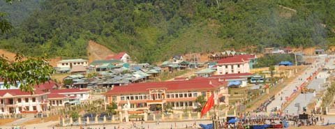 Thị trấn Tây Giang, tỉnh Quảng Nam (Ảnh T.T.Lãm)
