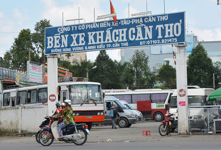 Bến xe Cần Thơ (đường Hùng Vương - Nguyễn Trãi) chỉ được hoạt động đến 31/12/2014