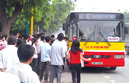 Mỗi ngày có hơn 1 triệu hành khách đi lại bằng xe buýt Transerco