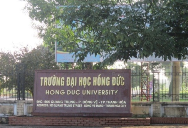 Trường Đại học Hồng Đức - nơi ông Dũng công tác