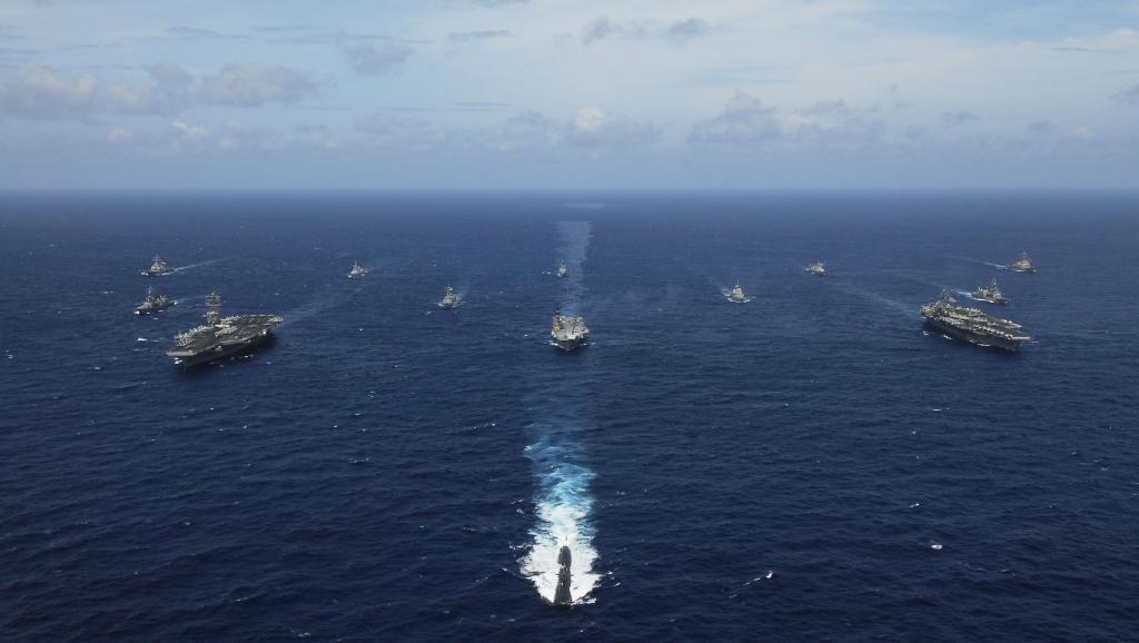 Tàu chiến Mỹ, Australia, Ấn Độ, Nhật Bản, Singapore tham gia cuộc tập trận Malabar