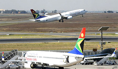 Sân bay OR Tambo, Johannesburg - nơi vụ vận chuyển sừng tê giác bị phát hiện