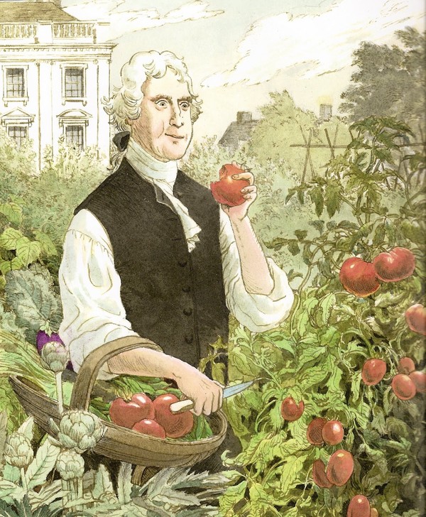 Thomas Jefferson - người đã tạo ra cuộc cách mạng với cà chua