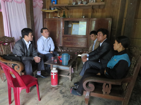 Thăm hỏi gia đình nạn nhân Trần Văn Độ, Xã Minh An, Huyện Văn Chấn