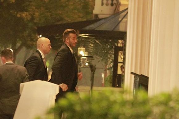 Beckham tới trú chân tại khách sạn Metropole