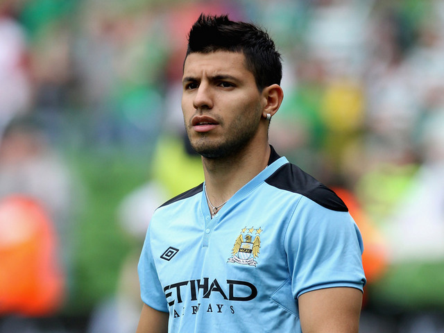 Tiền đạo Sergio Aguero