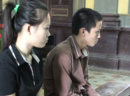 Bị cáo Trương Thị Mỹ Châu và Nguyễn Minh Tâm tại tòa