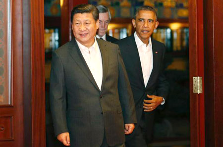  Chủ tịch Trung Quốc và Tổng thống Mỹ cam kết xây dựng mối quan hệ nước lớn