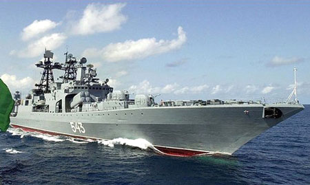 Tàu chiến Shaposhnikov đang ở gần lãnh hải Australia hộ tống ông Putin dự Hội nghị G20