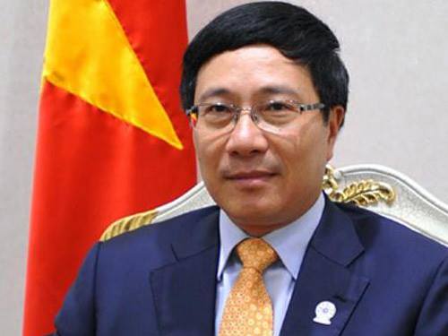 Phó Thủ tướng kiêm Bộ trưởng ngoại giao Phạm Bình Minh