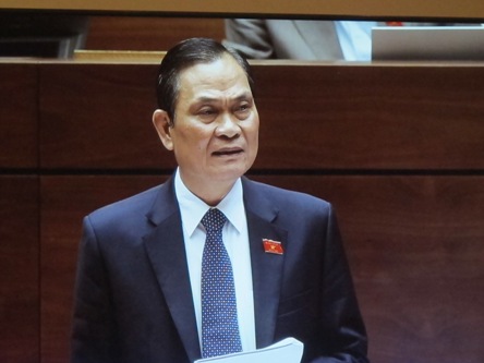 Bộ trưởng Nội vụ Nguyễn Thái Bình trả lời chất vấn trước QH sáng nay (18/11)